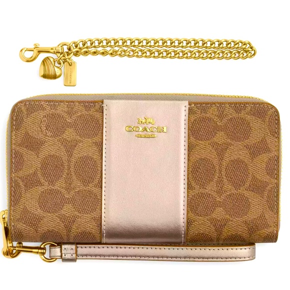 🔥Coach Brown and Gold Women's Bag - Picture 1 of 5